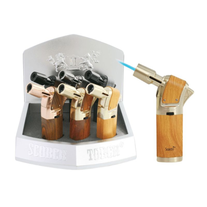 Scorch - 45 Deg Turbo Torch Wood Design- 6CT Display