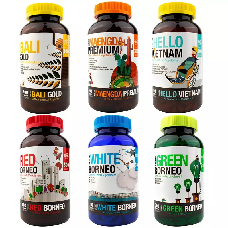 Bumble Bee - All Natural Herbal Supplement - Kratom Capsules - 300Ct Bumble Bee - All Natural Herbal Supplement - Kratom Capsules - 300Ct