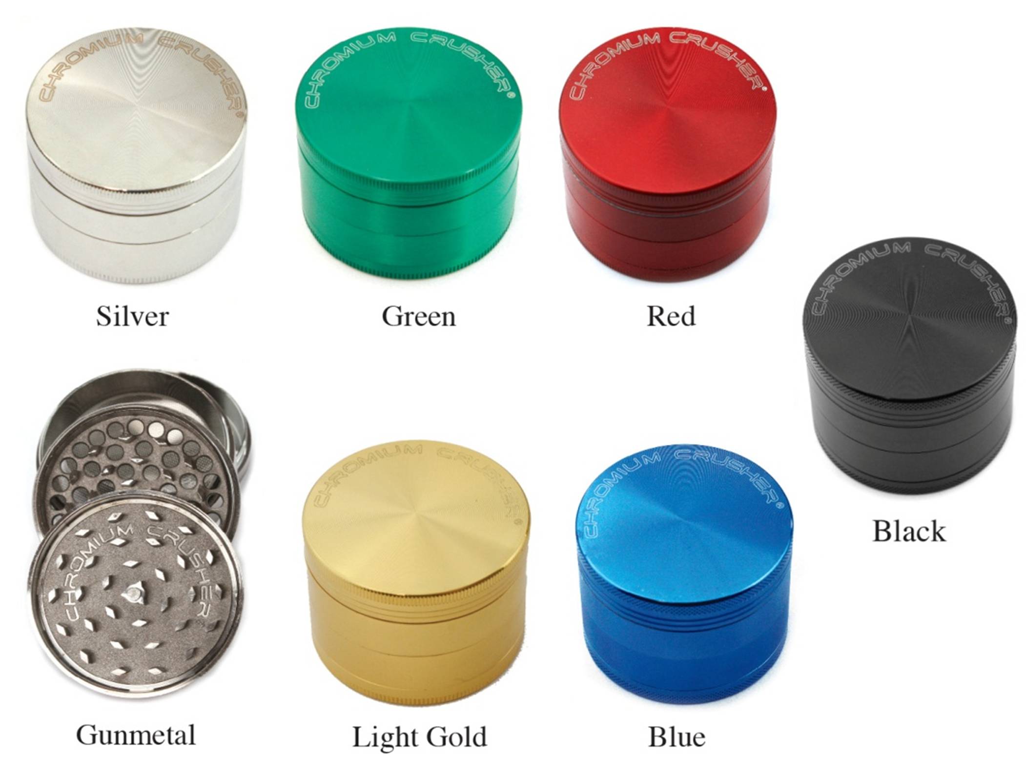 Chromium Crusher Solid Top - 2.5" Chromium Crusher Solid Top - 2.5"