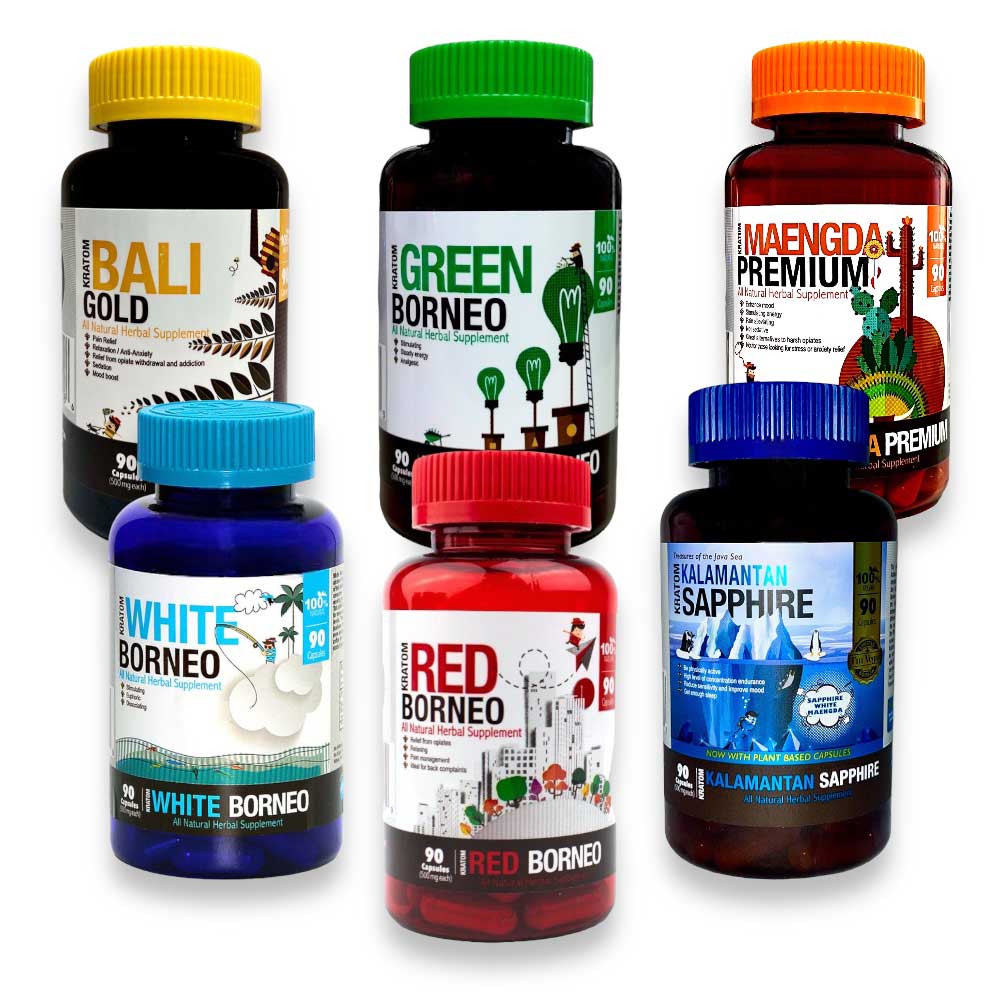 Bumble Bee - All Natural Herbal Supplement - Kratom Capsules - 90Ct