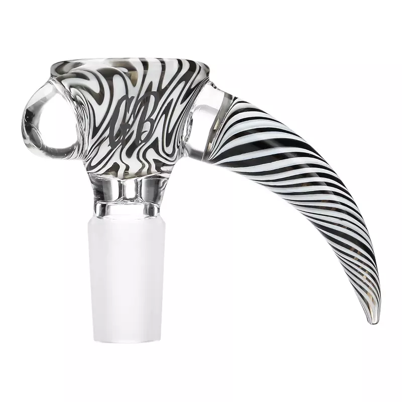 Funnel WigWag Horn Bowl 14mm - Assorted Colors Funnel WigWag Horn Bowl 14mm - Assorted Colors