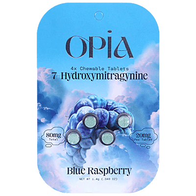 Opia - 20mg - 4ct - Blue Raspberry