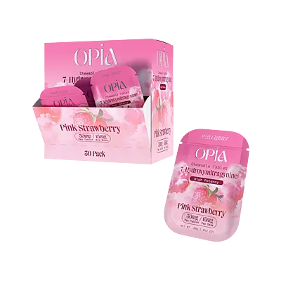 Opia 7 Hydroxymitragynine 30mg 30ct - Pink Strawberry