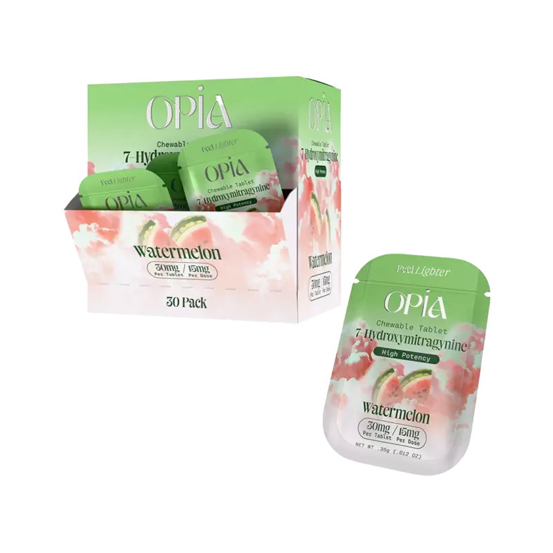 Opia 7 Hydroxymitragynine 30mg 30ct - Watermelon Opia 7 Hydroxymitragynine 30mg 30ct - Watermelon