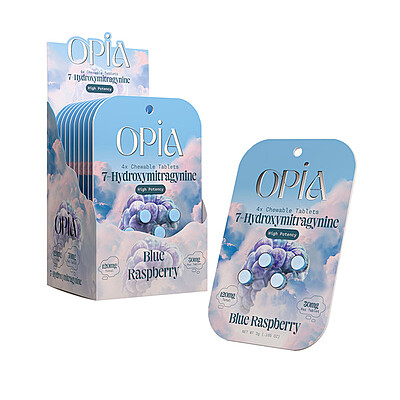 Opia 7 Hydroxymitragynine 30mg 30ct - Blue Raspberry