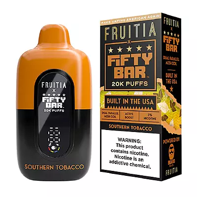 Fruitia X Fifty Bar Built in USA 20k puffs 5ct - Southern Tobacco