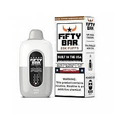 Fifty Bar Built in USA 20k puffs 5ct - Texas Mint