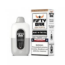 Fifty Bar Built in USA 20k puffs 5ct - Texas Mint Fifty Bar Built in USA 20k puffs 5ct - Texas Mint