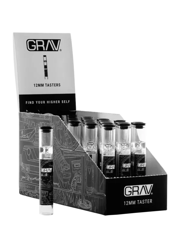 GRAV® - 12mm Taster Chillum - Counter Top POP Display of 30 GRAV® - 12mm Taster Chillum - Counter Top POP Display of 30