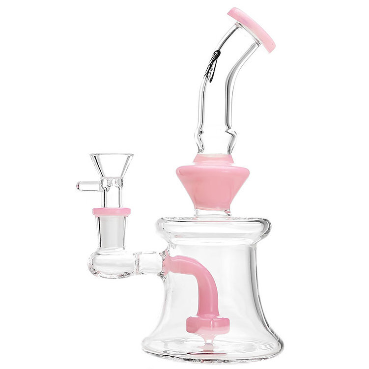 Green Bear Slitted Perc Bent Neck WP Green Bear Slitted Perc Bent Neck WP