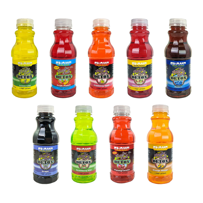 Champ Flush Out Detox With Clean X2 - 1 Pint Champ Flush Out Detox With Clean X2 - 1 Pint