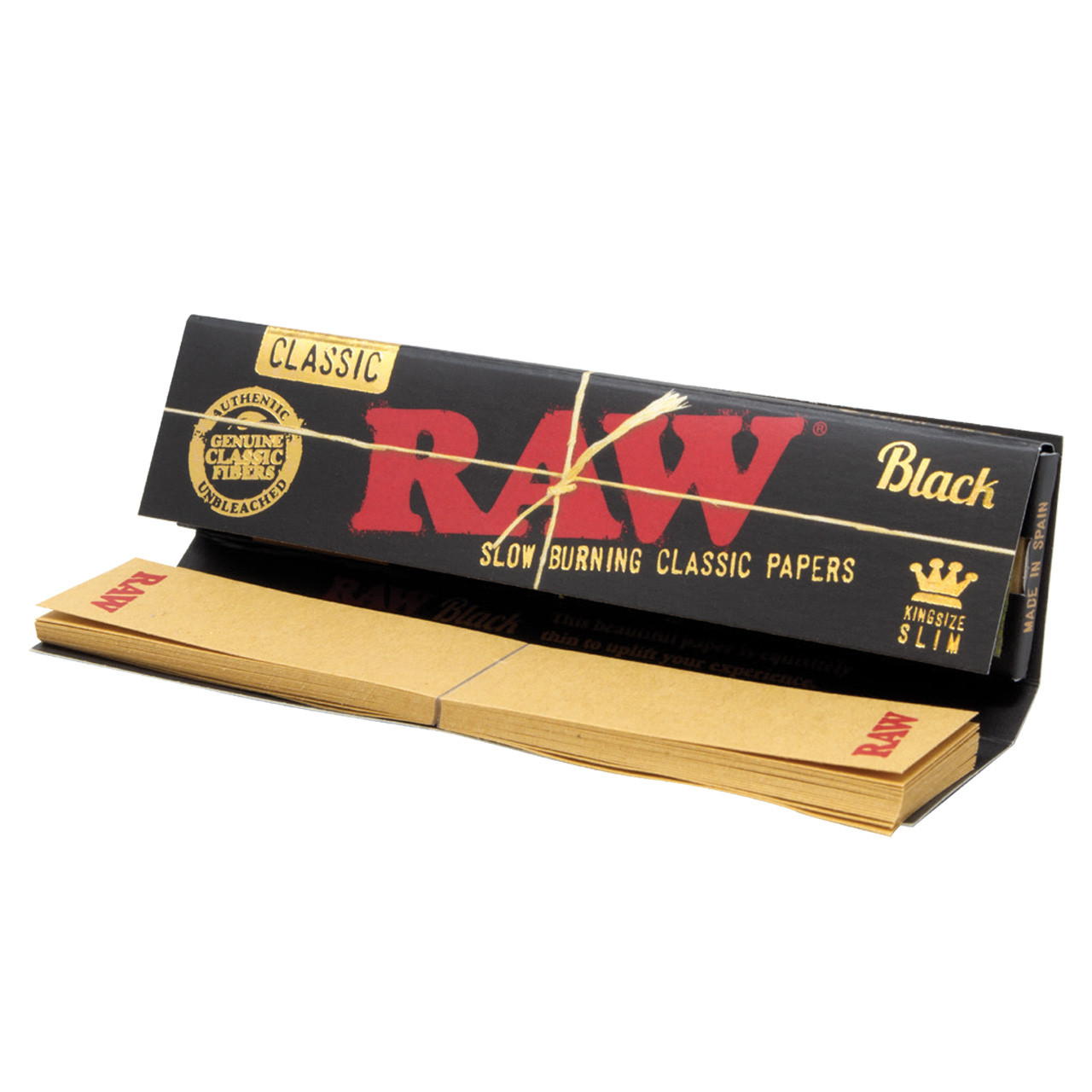RAW® - Black Connoisseur Rolling Papers King Size Slim (32ct) RAW® - Black Connoisseur Rolling Papers King Size Slim (32ct)