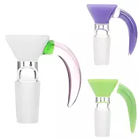 Funnel Color Small Horn Bowl 14mm - Assorted Colors Funnel Color Small Horn Bowl 14mm - Assorted Colors