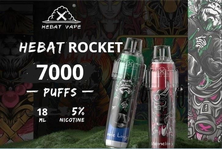 Hebat Hebatrocket 7k Puffs 10pk