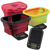 Truweigh - Mini Crimson Collapsible Bowl Scale - 100 X 0.01 Gram Truweigh - Mini Crimson Collapsible Bowl Scale - 100 X 0.01 Gram
